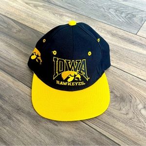 Iowa Hawkeyes Vintage Snapback Cap Hat Outdoor Cap Co. Made In U.S.A